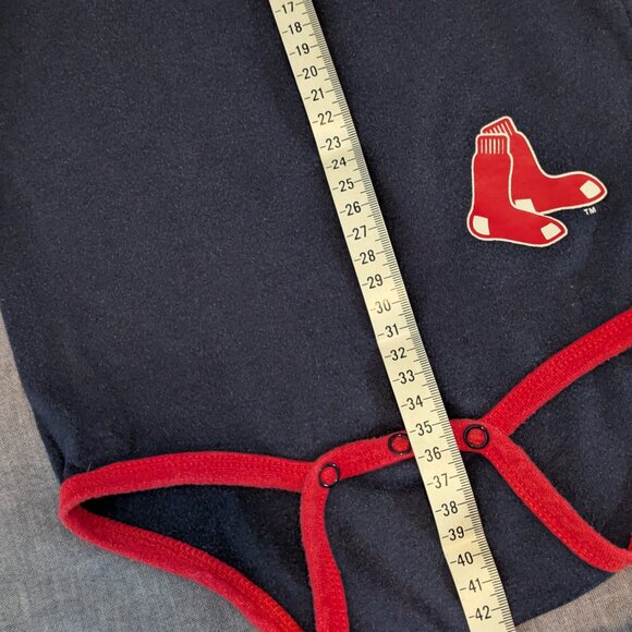 Boston Red Sox Baseball MLB One Piece Baby Romper - 18 months - Picture 6 of 7